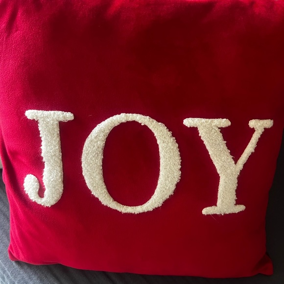 Other - Holiday Christmas JOY Plaid Pillow